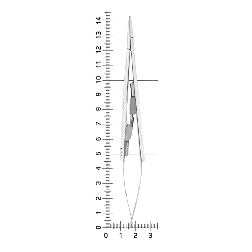 20-16* Иглодержатель Castroviejo, 14 см HLW Dentalinstruments GmbH (Германия) фото 5