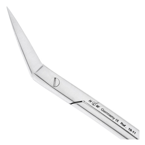19-11* Ножницы хирургические Goldmann-Fox, угловые, 16 см HLW Dentalinstruments GmbH (Германия) фото 2