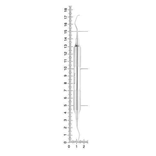 26-39B* Кюрета парадонтологическая Gracey, 7/8, ручка DELUXE, ø 10 мм HLW Dentalinstruments GmbH (Германия) фото 4