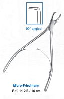 14-2B* Кусачки костные Micro-Friedmann изогнутые 90°