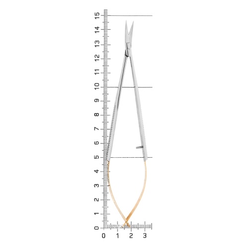 19-23TC* Ножницы хирургические Castroviejo TC, изогнутые , 14 см HLW Dentalinstruments GmbH (Германия) фото 5