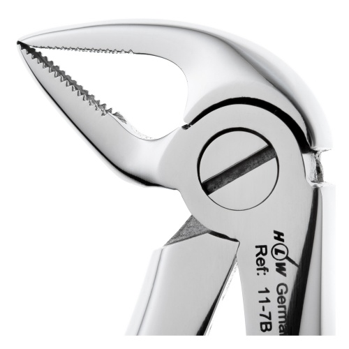 11-7B* Щипцы №7B для удаления зубов детские нижние, корневые HLW Dentalinstruments GmbH (Германия) фото 4