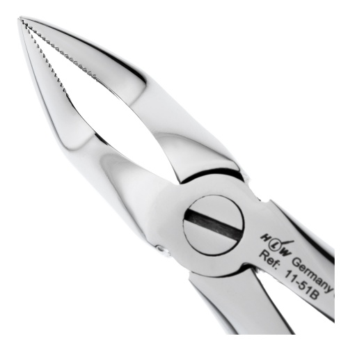 11-51SB* Щипцы №51SB для удаления зубов детские верхние корневые HLW Dentalinstruments GmbH (Германия) фото 4