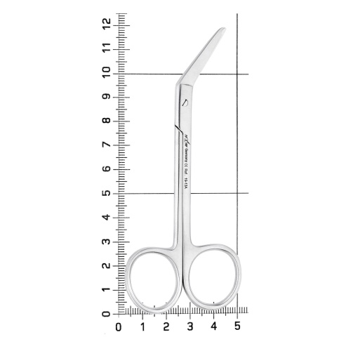 19-13A* Ножницы хирургические Nahtschere, угловые для снятия швов,11,5 см HLW Dentalinstruments GmbH (Германия) фото 4