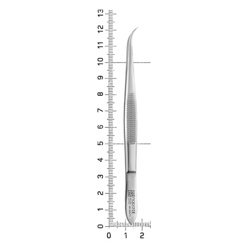 AB 565/11 Пинцет для удаления осколков гладкий, изогнутый, 11,5 см Nopa instruments Medizintechnik GmbH (Германия) фото 4