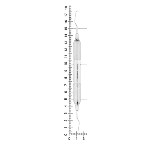 26-38BMF* Кюрета парадонтологическая Gracey MF, 5/6, ручка DELUX, ø 10 мм HLW Dentalinstruments GmbH (Германия) фото 4