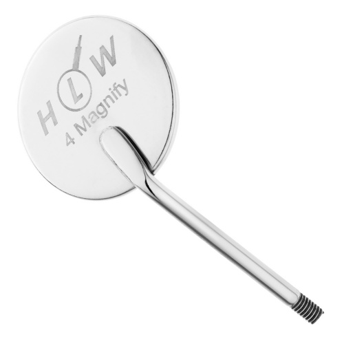 23-1* Зеркало стоматологическое №4, 22 мм HLW Dentalinstruments GmbH (Германия) фото 2 23-1* Зеркало стоматологическое №4, 22 мм HLW Dentalinstruments GmbH (Германия) фото 2
