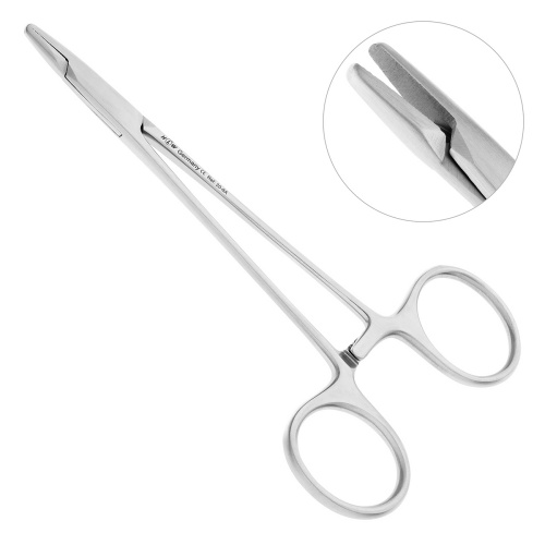 20-8A* Иглодержатель Webster, гладкий, 12,5см HLW Dentalinstruments GmbH (Германия)