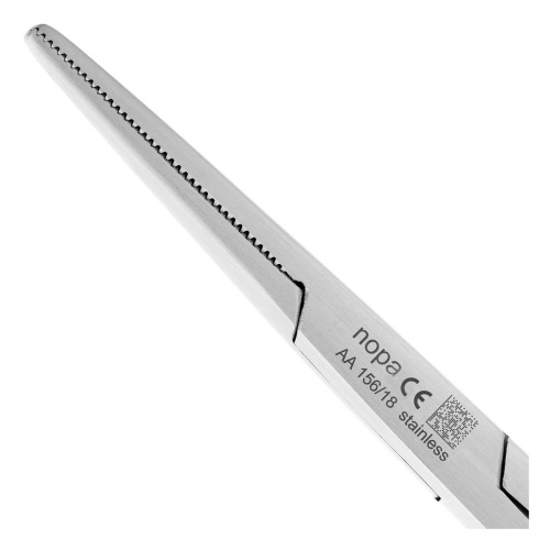 AA 156/18 Щипцы для артерии HALSTED анатомические, прямые, 18 см Nopa instruments Medizintechnik GmbH (Германия) фото 2