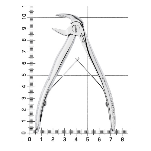 11-6B* Щипцы №6B для удаления зубов детские нижние моляры HLW Dentalinstruments GmbH (Германия) фото 8