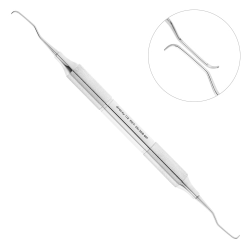 26-36BMF* Кюрета парадонтологическая Gracey MF, 1/2, ручка DELUX,ø 10 мм HLW Dentalinstruments GmbH (Германия)