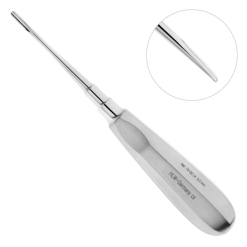 13-22LX* Люксатор прямой, 3 мм HLW Dentalinstruments GmbH (Германия)