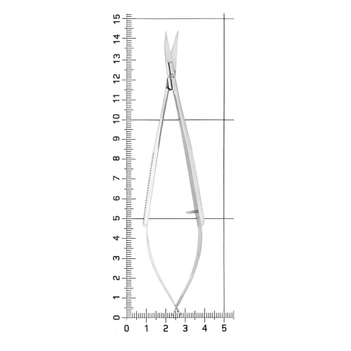 19-23* Ножницы хирургические Castroviejo, изогнутые, 14 см HLW Dentalinstruments GmbH (Германия) фото 5