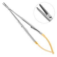 40-47* Иглодержатель, Micro-Nadelhalter TC прямой, 18 см