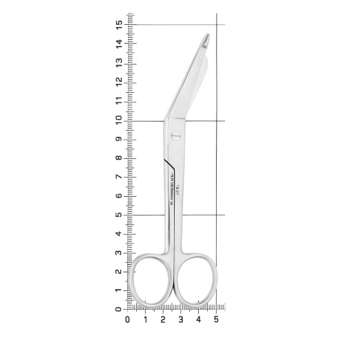 19-27* Ножницы для снятия повязок и тейпов 14,5 см HLW Dentalinstruments GmbH (Германия) фото 5