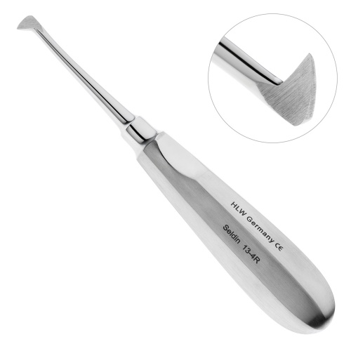 13-4R* Элеватор Seldin, изогнутый, правый HLW Dentalinstruments GmbH (Германия)