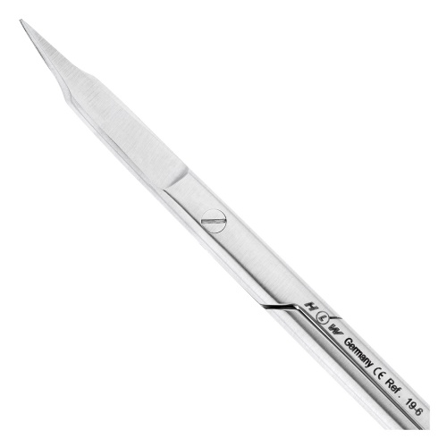 19-6* Ножницы хирургическиеGoldmann-Fox, изогнуты, 12,5 см HLW Dentalinstruments GmbH (Германия) фото 2