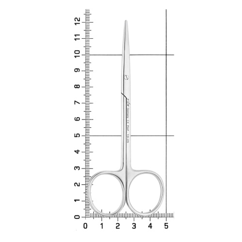 19-25* Ножницы хирургические Metzenbaum, прямые, тупой кончик, 12 см HLW Dentalinstruments GmbH (Германия) фото 4