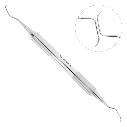 26-40B* Кюрета парадонтологическая Gracey, 9/10, ручка DELUXE, ø 10 мм HLW Dentalinstruments GmbH (Германия)
