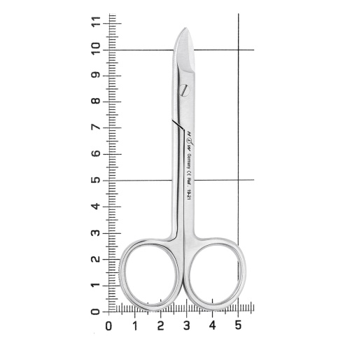 19-21* Ножницы коронковые изогнутые, 10 см HLW Dentalinstruments GmbH (Германия) фото 5