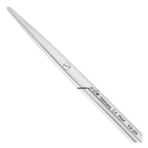 19-25* Ножницы хирургические Metzenbaum, прямые, тупой кончик, 12 см HLW Dentalinstruments GmbH (Германия) фото 2
