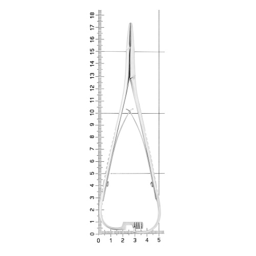 20-14* Иглодержатель Mathieu, 17см HLW Dentalinstruments GmbH (Германия) фото 4