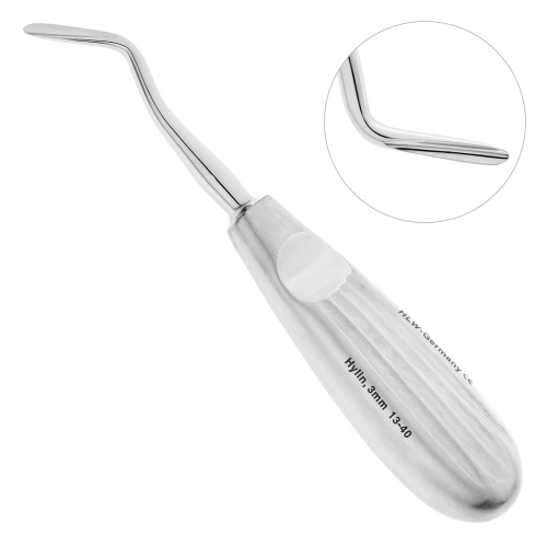 13-40* Элеватор Hylin, изогнутый, 3,0 мм HLW Dentalinstruments GmbH (Германия)