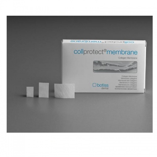 Collprotect membrane S (15x20 mm) Материал стоматологический для регенерации костной ткани Botiss biomaterials GmbH