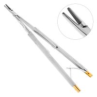 20-30* Иглодержатель Castroviejo-Gomel TC прямой ,16,0 см