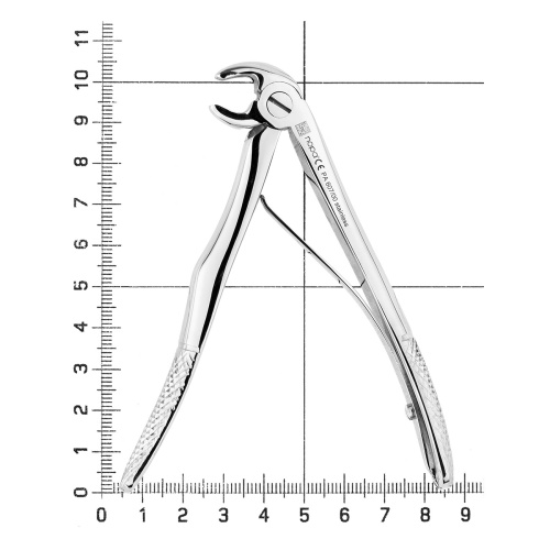 PA 607/00 Щипцы извлекающие №7 для корней нижней челюсти, детские. Nopa instruments Medizintechnik GmbH (Германия) фото 7
