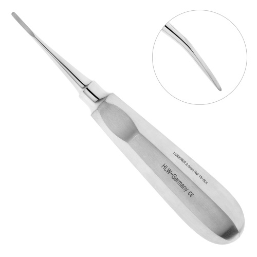 13-5LX* Люксатор изогнутый, 2 мм HLW Dentalinstruments GmbH (Германия)