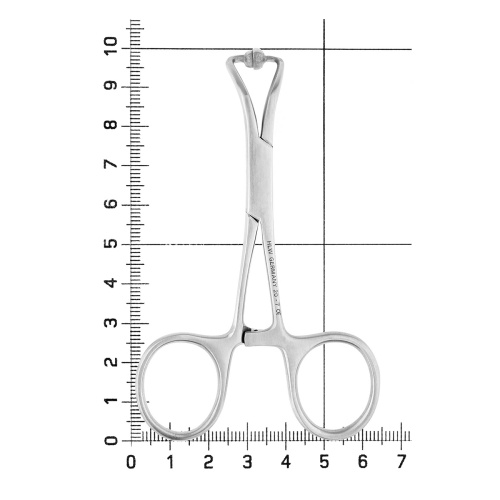 20-7* Цапка Tuchkleммe mit Kugel для белья, 9,5 см HLW Dentalinstruments GmbH (Германия) фото 5