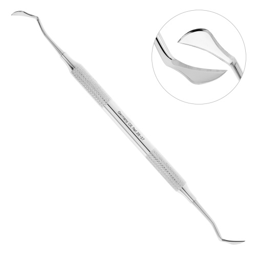 26-27* Скейлер парадонтологический, Kirkland, 15/16, ручка ø 8 мм HLW Dentalinstruments GmbH (Германия)