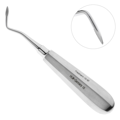 13-5F* Элеватор Friedmann, изогнутый, 3,0 мм HLW Dentalinstruments GmbH (Германия)