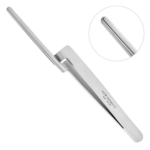 22-23* Пинцет Miller для артикуляционной бумаги, 15 см HLW Dentalinstruments GmbH (Германия)