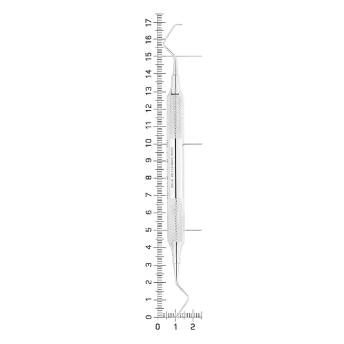 26-40A* Кюрета парадонтологическая Gracey, 9/10, ручка CLASSIC, ø 10 мм HLW Dentalinstruments GmbH (Германия) фото 4