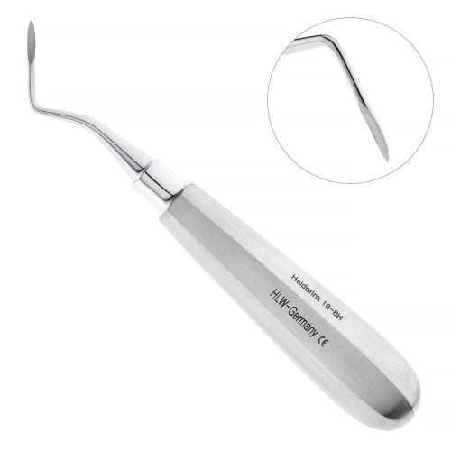 13-8H* Элеватор Heidbrink, левый, 2,5мм HLW Dentalinstruments GmbH (Германия)