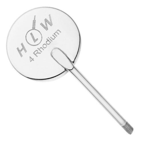 23-5* Зеркало стоматологическое №4, 22 мм родий HLW Dentalinstruments GmbH (Германия) фото 2
