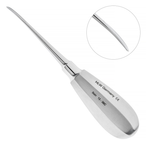 13-3BC* Элеватор Bein, изогнутый, 2мм HLW Dentalinstruments GmbH (Германия)