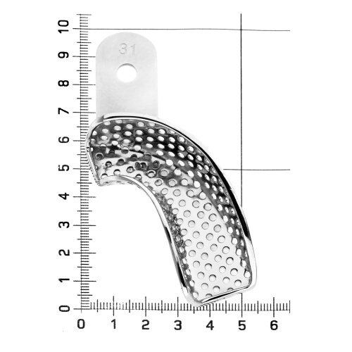 33-62R* Ложка слепочная правая перфорированная, фрагментная HLW Dentalinstruments GmbH (Германия) фото 2 33-62R* Ложка слепочная правая перфорированная, фрагментная HLW Dentalinstruments GmbH (Германия) фото 2