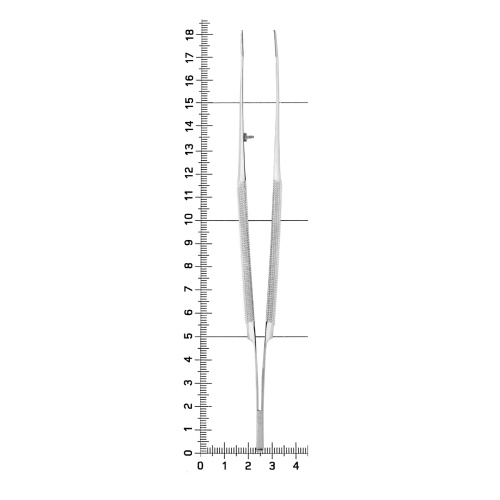 22-33* Микро-Пинцет Gomel анатомический, изогнутый, 18см HLW Dentalinstruments GmbH (Германия) фото 4