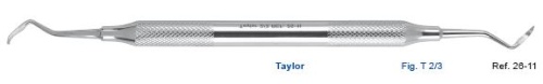 26-11* Скейлер парадонтологический Taylor, форма 2/3, ручка ? 8 мм, 26-11* HLW Dentalinstruments GmbH (Германия)