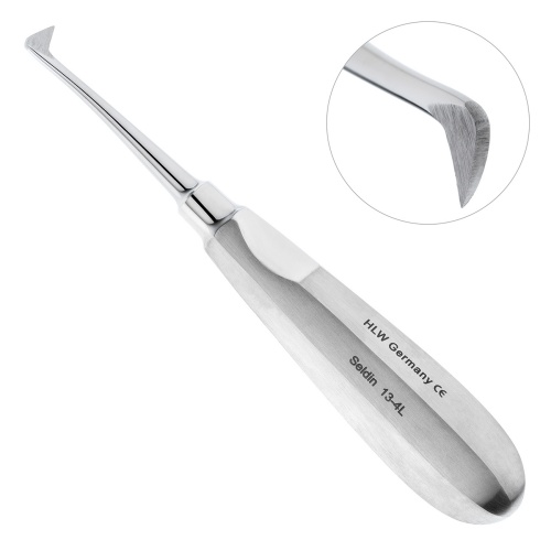 13-4L* Элеватор Seldin, изогнутый левый HLW Dentalinstruments GmbH (Германия)