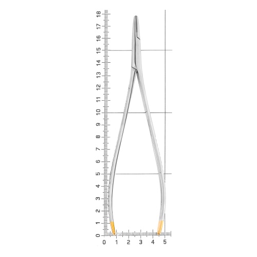 20-23* Иглодержатель хирургический прямой Toennis TC, 18 см, 20-23* HLW Dentalinstruments GmbH (Германия) фото 4