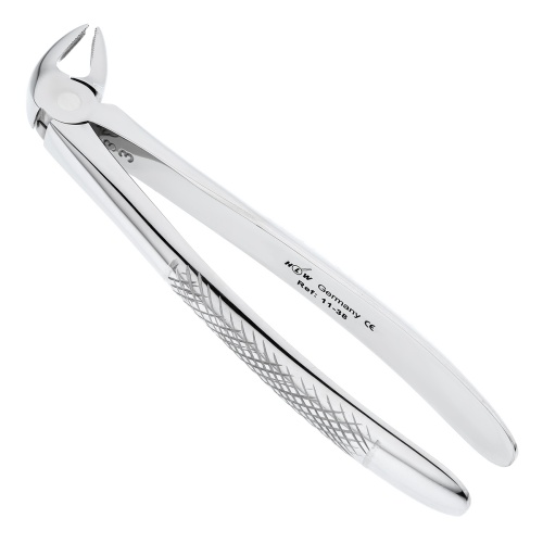 11-38* Щипцы №38 для удаления зубов детские нижние, резцы /клыки HLW Dentalinstruments GmbH (Германия) фото 2