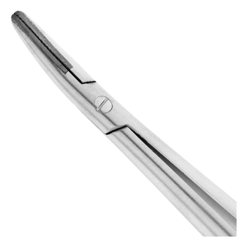 20-17* Иглодержатель Castroviejo-Gomel TC, изогнутый , 14см HLW Dentalinstruments GmbH (Германия) фото 2