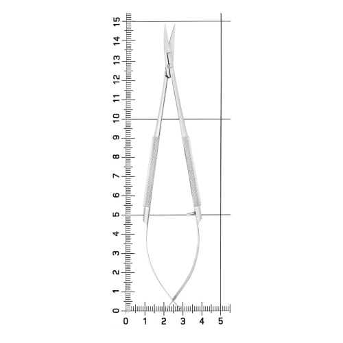 19-28* Ножницы хирургические Castroviejo-Gomel, изогнутые, 14см HLW Dentalinstruments GmbH (Германия) фото 5