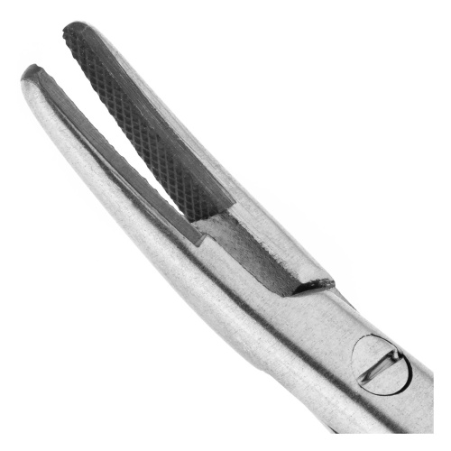 40-46* Иглодержатель Micro-Nadelhalter TC, изогнутый, 18 см HLW Dentalinstruments GmbH (Германия) фото 3