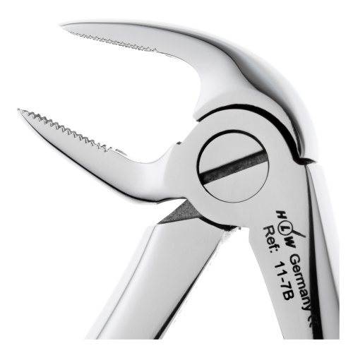 11-7B* Щипцы №7B для удаления зубов детские нижние, корневые HLW Dentalinstruments GmbH (Германия) фото 5
